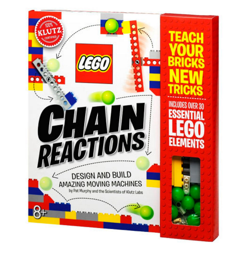 STEM toys and gifts for kids: the LEGO Chain reaction kit gives kids tons of building experiments to try