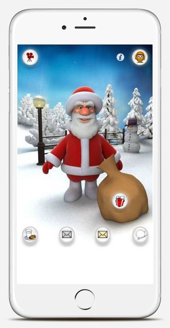 Talking Santa app: Fun Christmas apps for kids