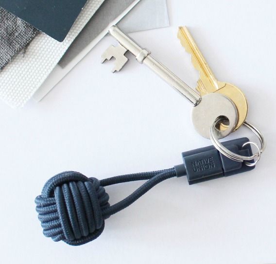 Cool tech gifts for travelers: The Key Cable from Native Union conceals a convenient USB-lightning charging cable