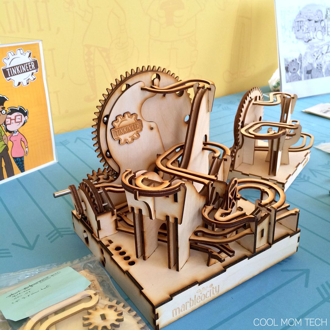 Thinkineer DIY marble maze kit that kids can build themselves. So cool!