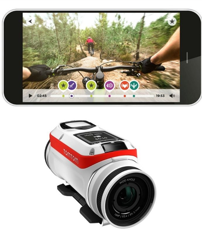 TomTom Bandit 4K Action Cam: Awesome gift for bikers, skiers, and fitness buffs