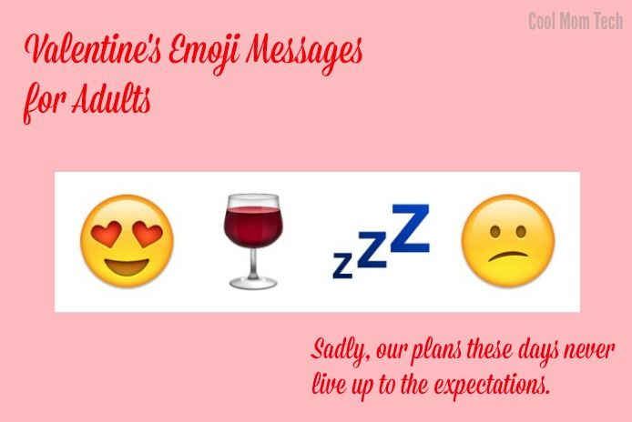 Valentines emoji message: The best laid plans....
