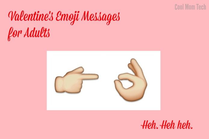 Valentines emoji messages: Getting immature, just for fun