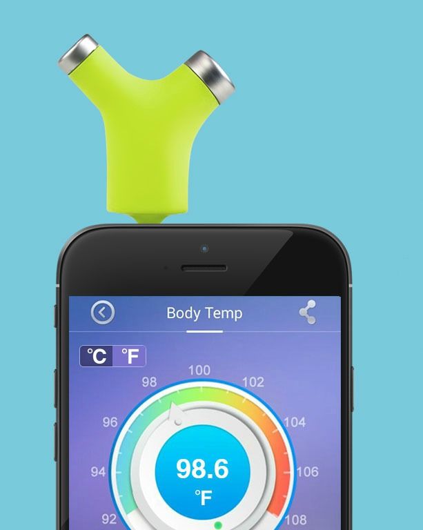 Wishbone Smartphone Thermometer: Genius!