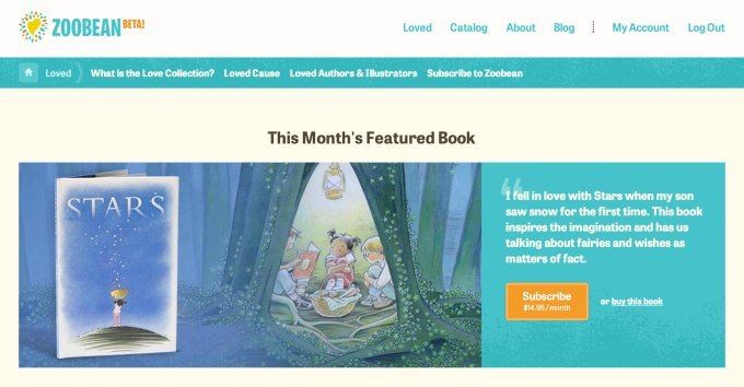Zoobean: Great site for curated book recommendations for kids, with a subscription