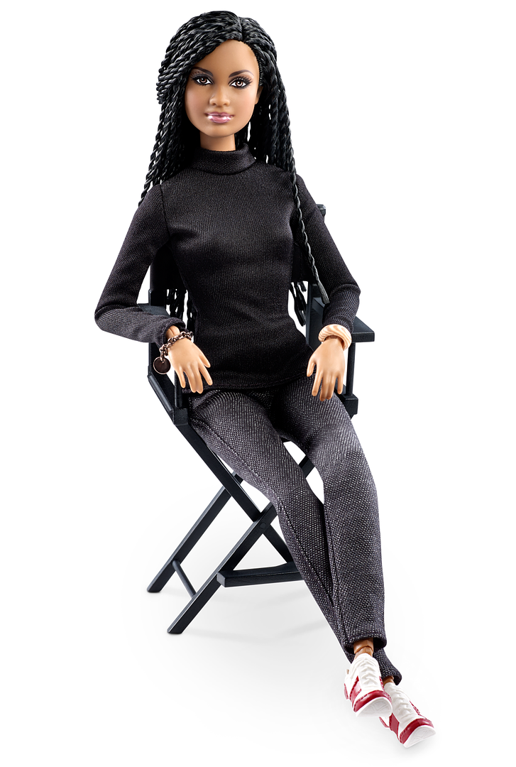 Ava Duvernay Barbie doll, from the Sheroes collection