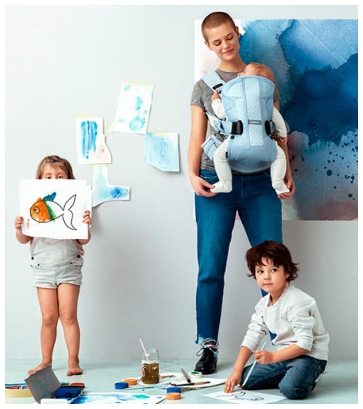 Babybjorn Watercolor Collection: Carriers, travel cribs, bouncers in pretty new colors