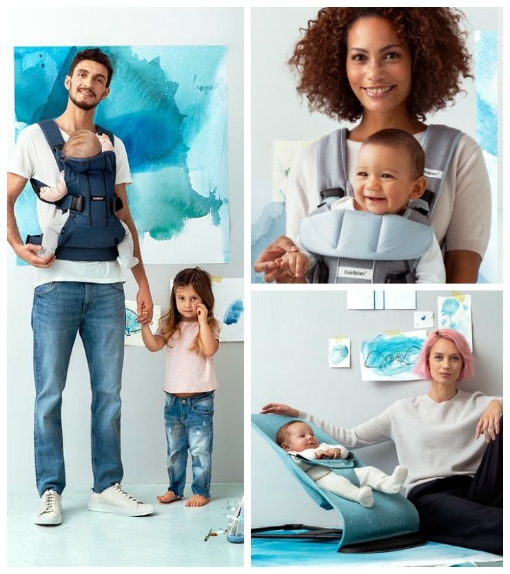 Babybjorn is out with a gorgeous new Watercolor collection of baby gear!