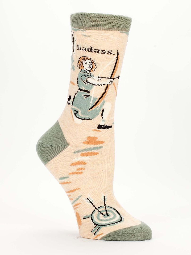 Badass archer girl socks from Blue-Q