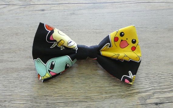 Pokemon: One of the cool bow ties for boys available at the Rougebox Etsy shop