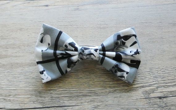 A great Etsy shop filled with awesome pop culture bow ties for boys like these Stormtroopers #StarWars