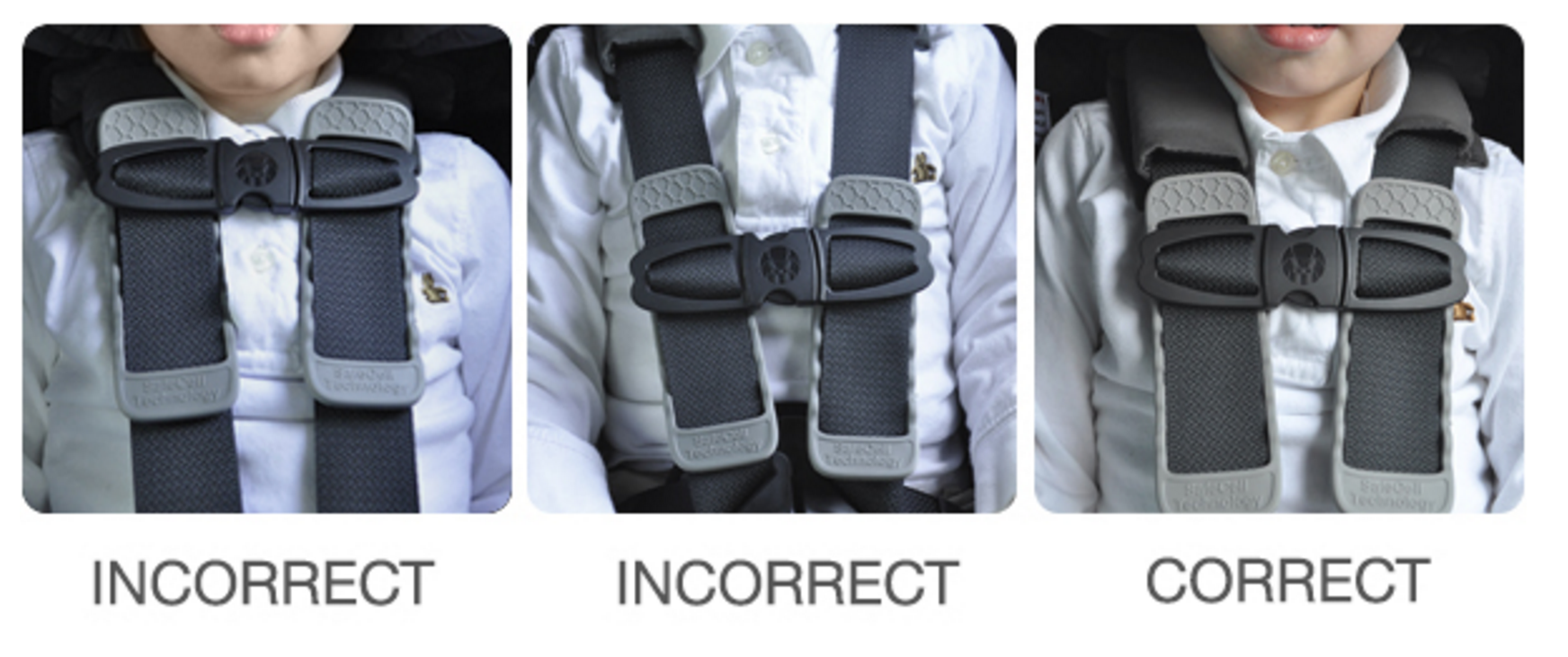 Correct use of kids' car seat harnesses: So important! | via Britax