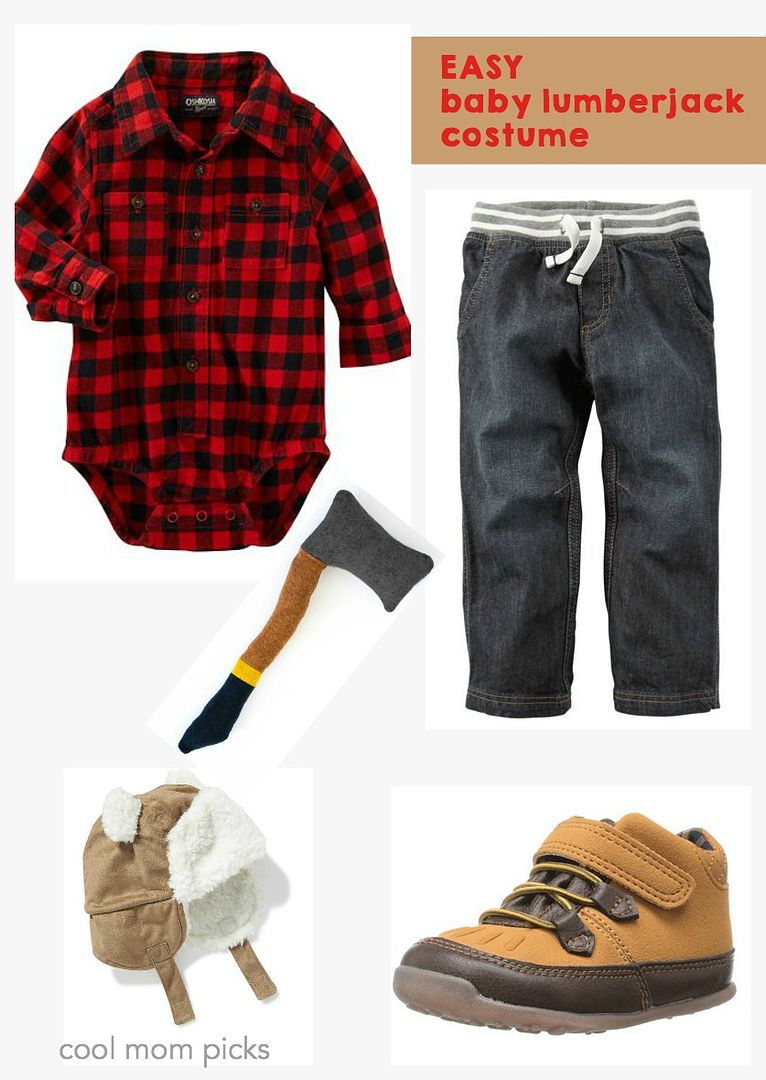 Baby Lumberjack Halloween Costume: Ideas featuring clothes they can wear again!