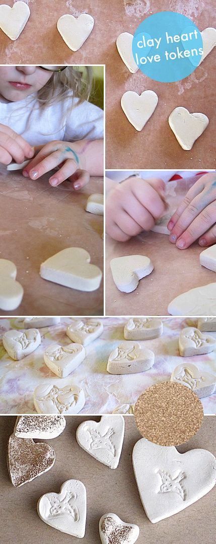 Easy Valentine's Day crafts for younger kids: Clay 