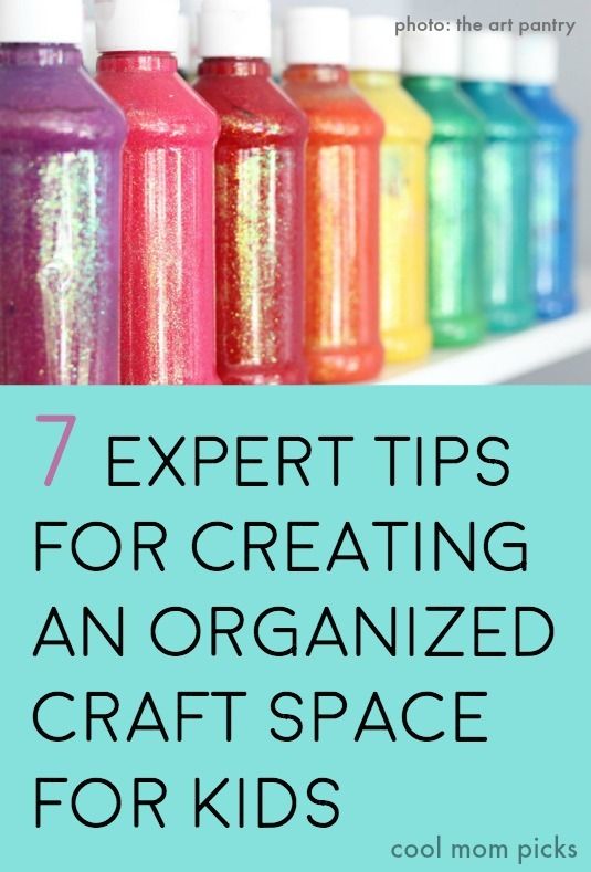 7 expert tips for creating an organized craft space for kids that they'll love as much as you do