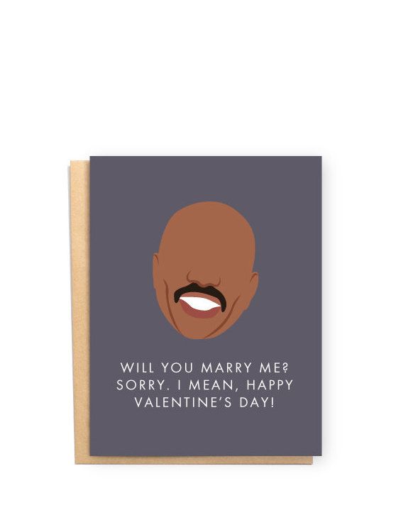Hilarious Steve Harvey Valentine's Card