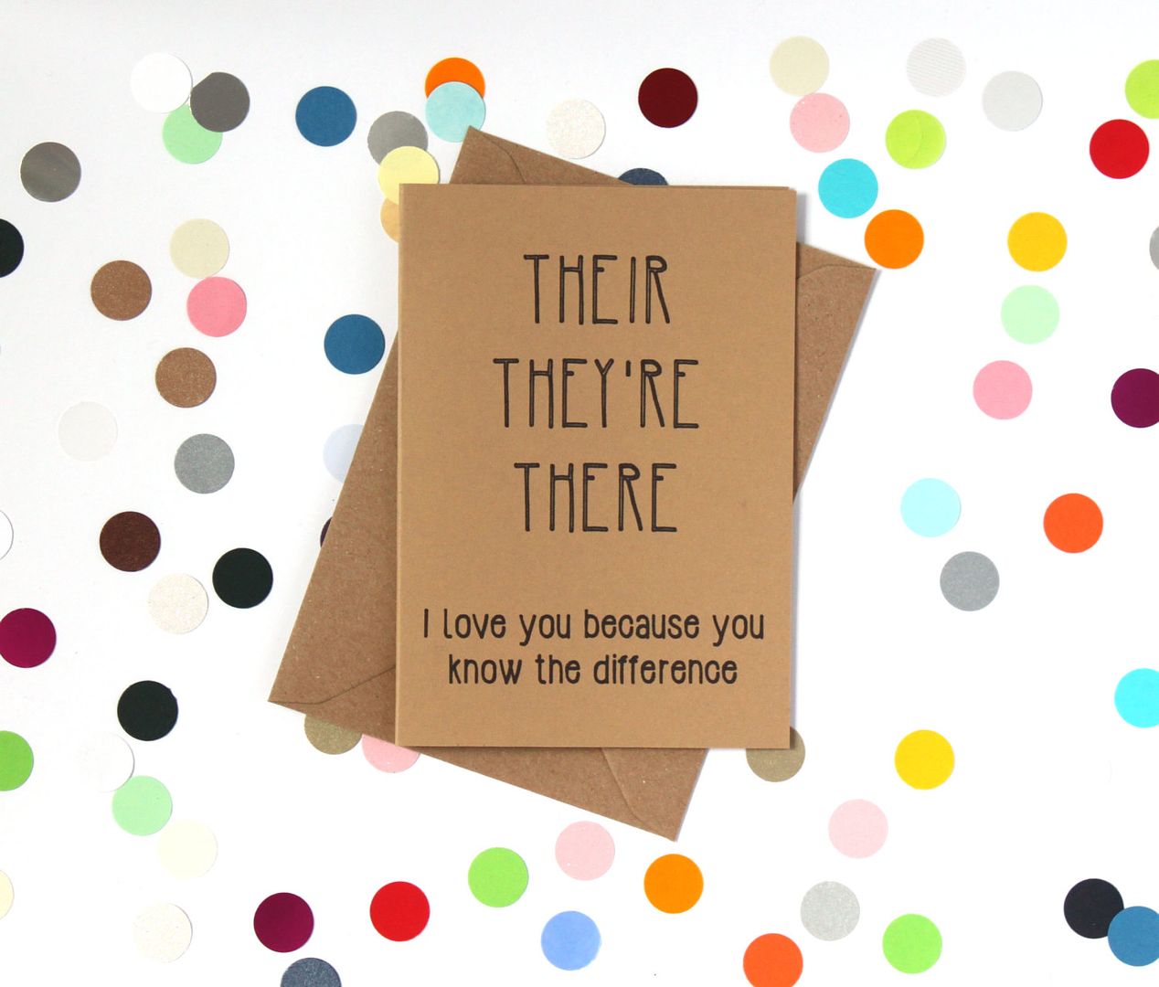 Funny Valentine's card for grammar nerds. Love this!