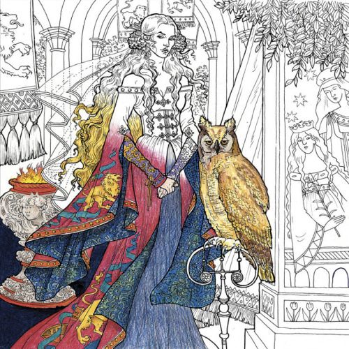 The Official Game of Thrones Coloring Book was actually created by George RR Martin
