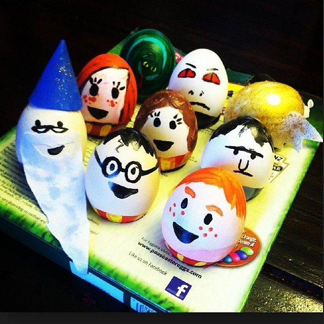 Harry Potter Easter Egg decorating inspiration for kids