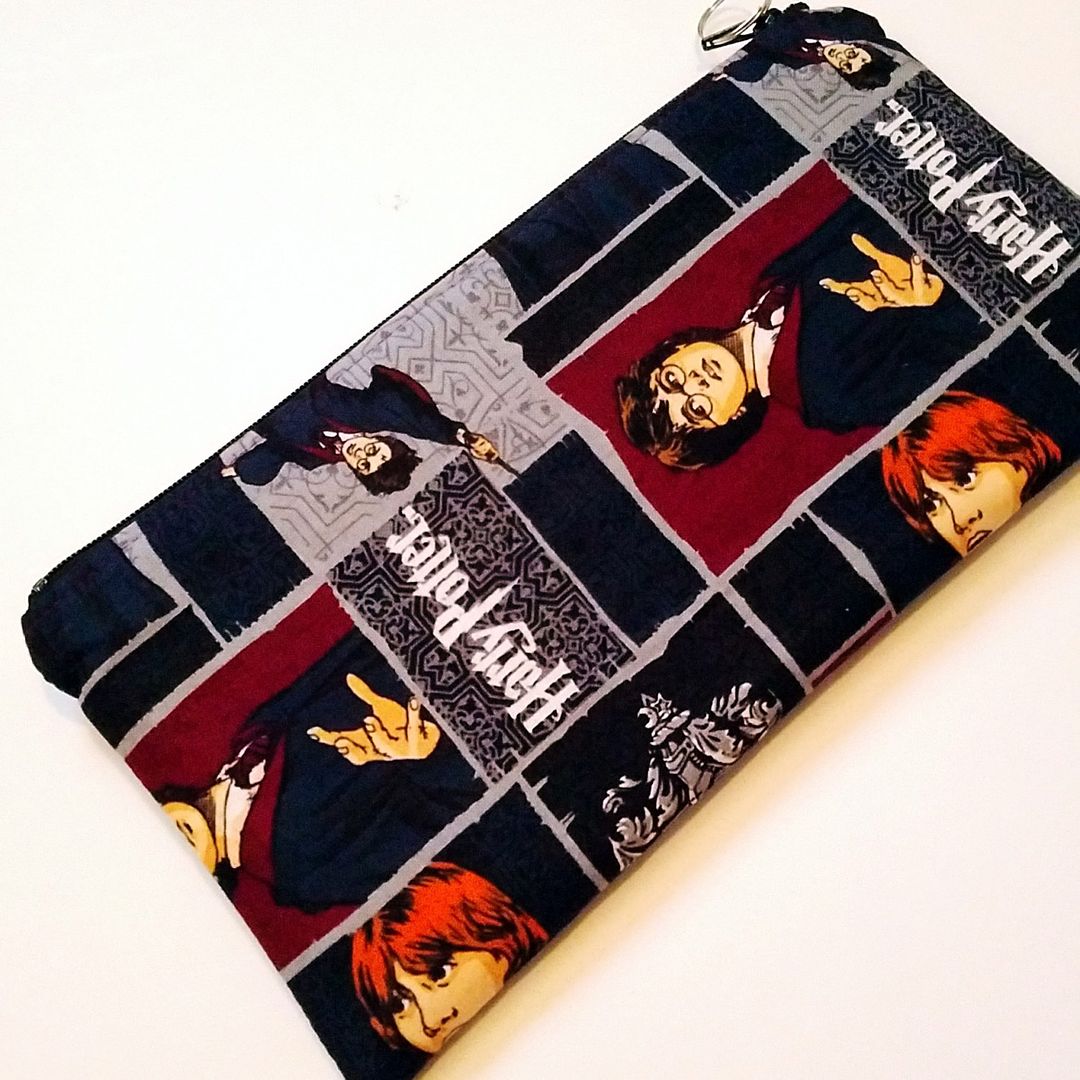 Pencil cases for writers, readers and book lovers: Harry Potter graphic novel pencil case on Etsy 