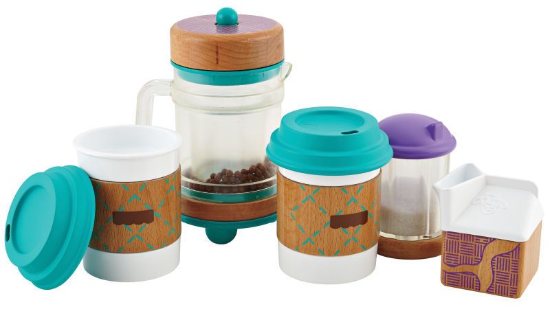 Fisher Price wooden junior barista set. Awesome baby gift!