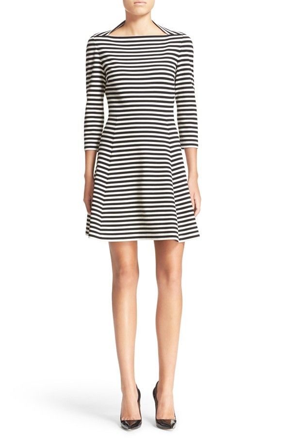 Flattering fit and flare dress for curvy girls from Kate Spade NY