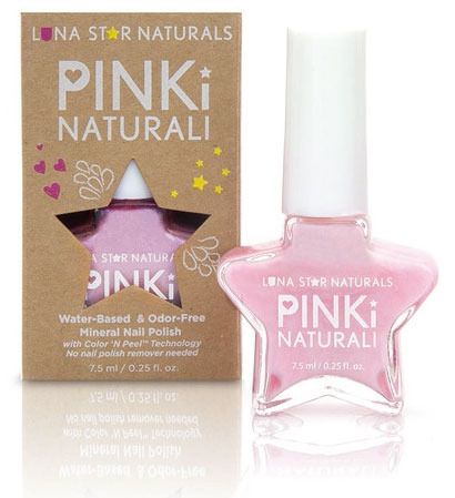 Luna Stars Natural non toxic nail polish for kids in Sacramento pale pink