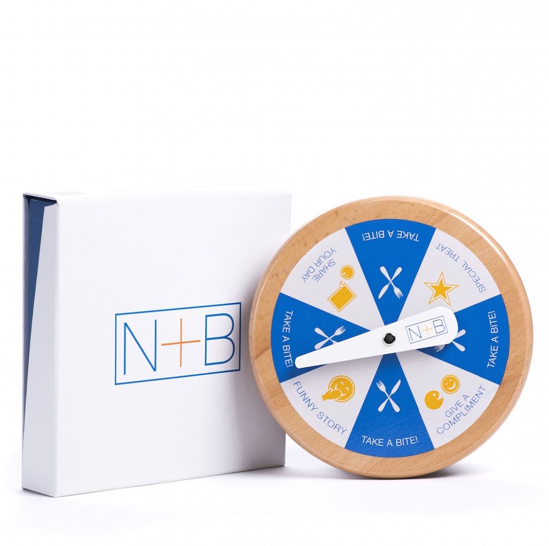 N+B Toys Meal Wheel encourages conversation (and taking bites) at the dinner table
