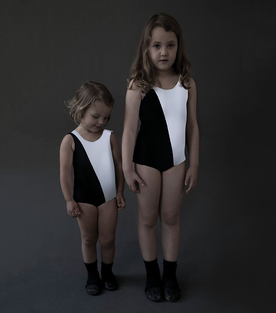 Nununu has a new collection of modern, black and white swimwear for kids and it's awesome