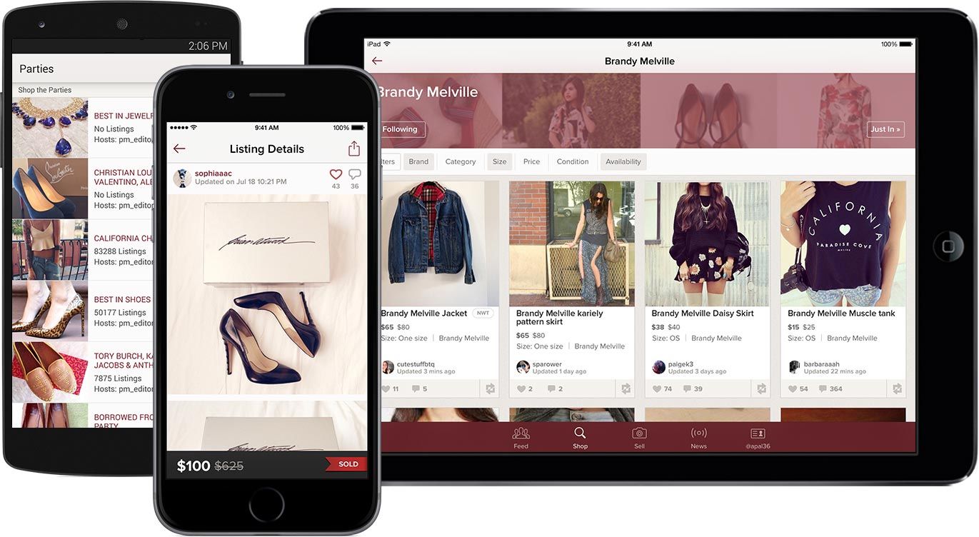 Poshmark: A great app + website that lets you buy and sell gently used designer clothes so easily