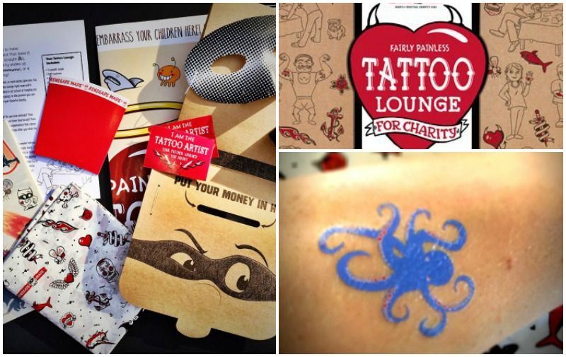Renegade Made DIY tattoo lounge for charity: Way cooler than a lemonade stand!