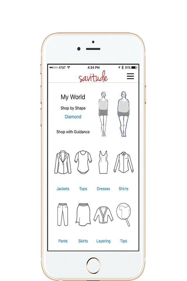 Savitude lets you shop for the perfect work wardrobe based on body type + style