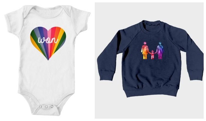 Love Won and other shirts for kids celebrating the diversity of families at Small Apparel