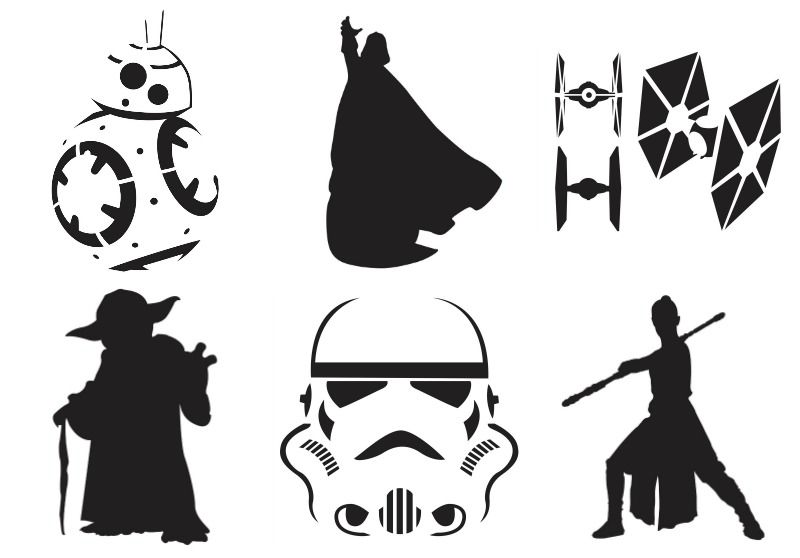 11 free Star Wars pumpkin carving templates for Halloween!