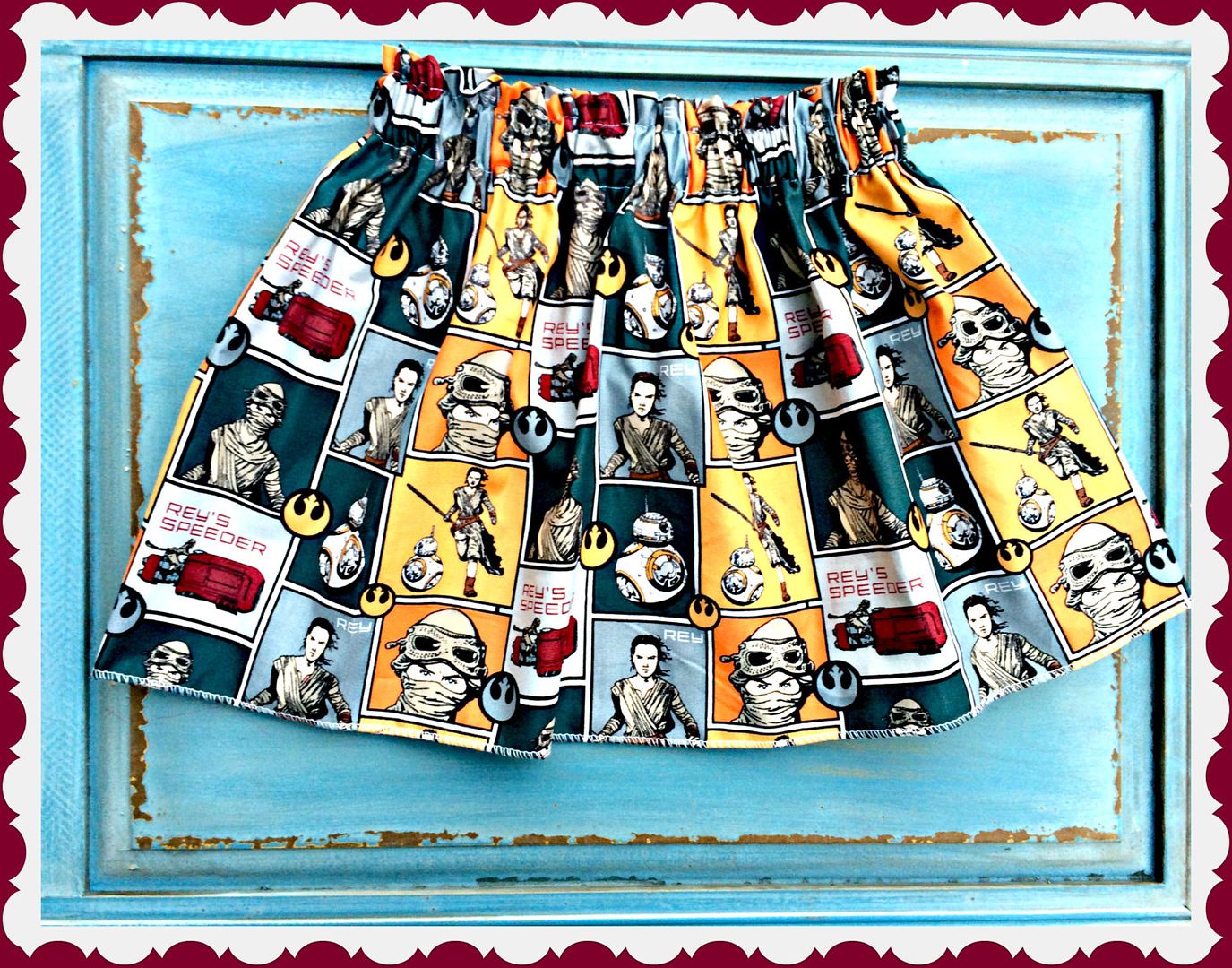 Star Wars Rey girls' skirt on Etsy's Blossom Boutique
