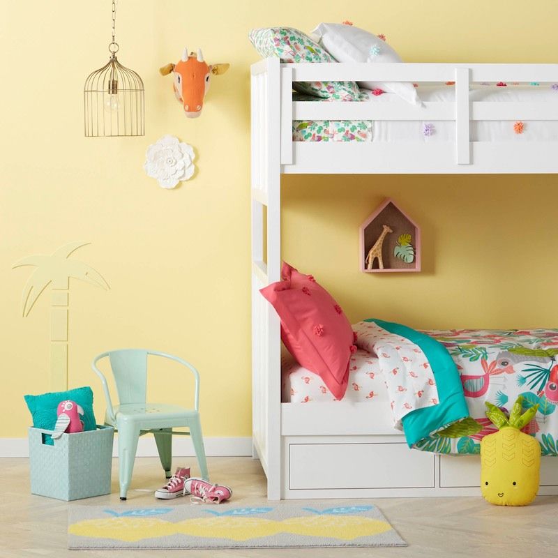 From the cool new Tropical Treehouse bedroom decor from Target's Pillowfort line