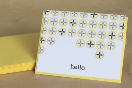 hello greeting card to support ovarian cancer research