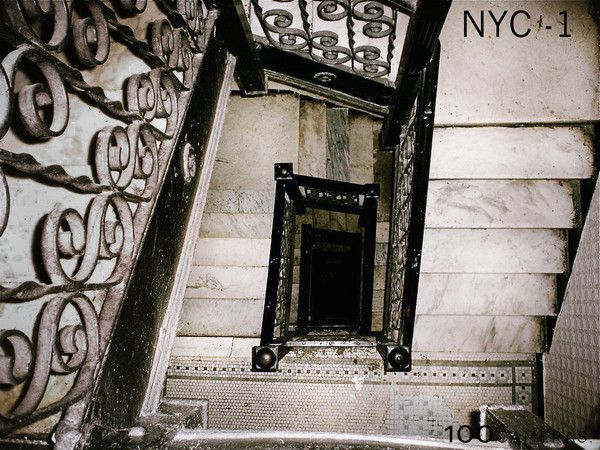 NYC Lower East Side stairwell by Joseph, Age 14 | 100 Cameras Project