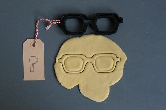 3D cookie cutters on Etsy - Spectacles!