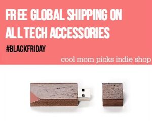 Free global shipping on tech accessories at Cool Mom Picks Indie Shop