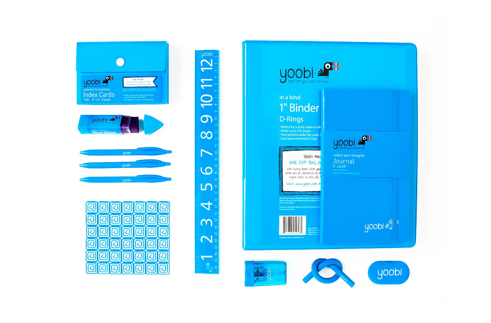 Cool school supplies from Yoobi - buy one, one donated to a US classroom in need.