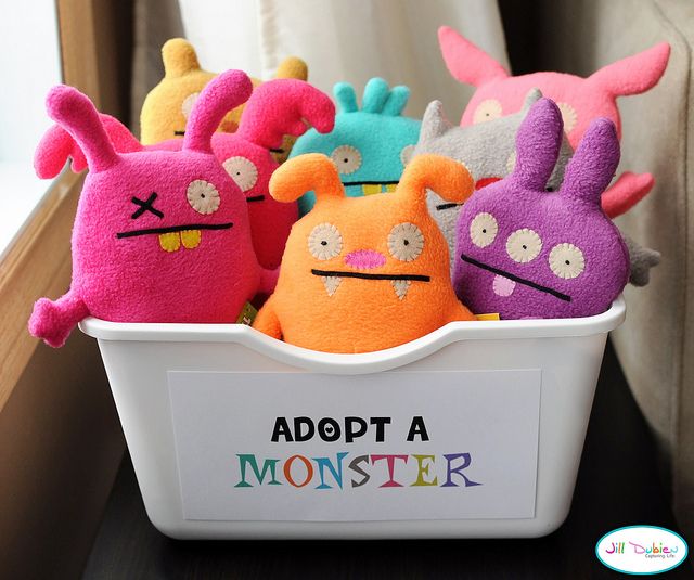 Halloween party ideas: Adopt a Monster Party Favor 