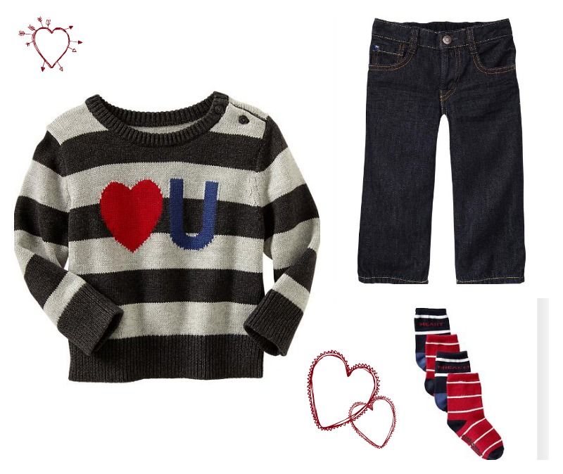 babyGap boys' Valentine's Day outfit | Cool Mom Picks
