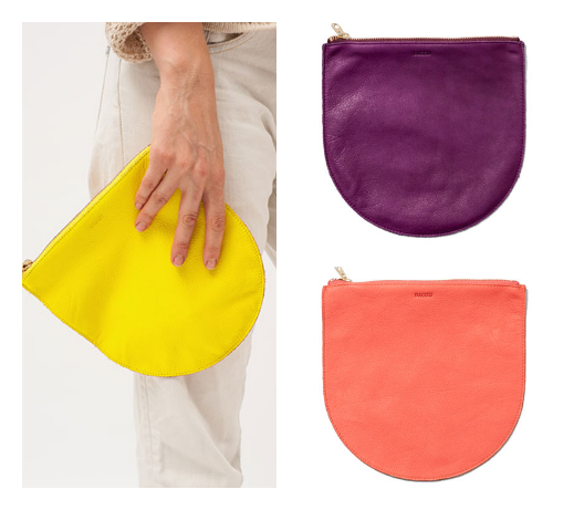 Baggu leather pouch spring colors | Cool Mom Picks