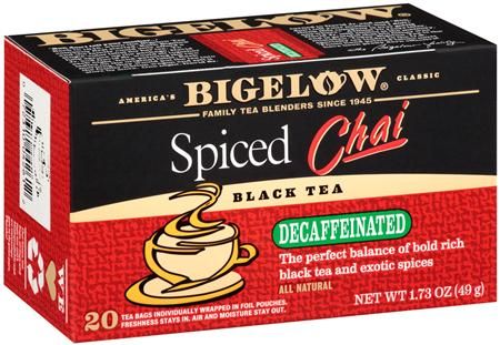 Bigelow Spiced Chai Decaffeinated Tea | Cool Mom Picks