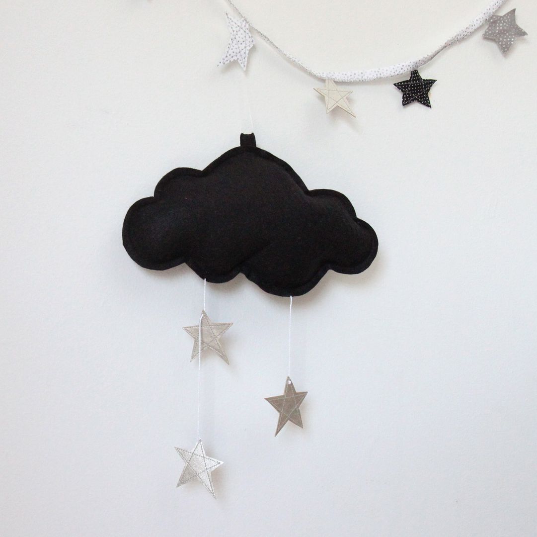 Coolest baby gifts of 2014:  handmade cloud mobiles by jahje ives