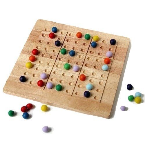 Colorku Solid Wood Sudoku Game: You can even play as a family
