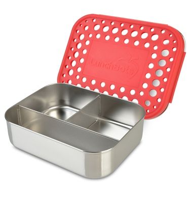 Coolest lunch accessories: Lunchbots bento box with dot cover