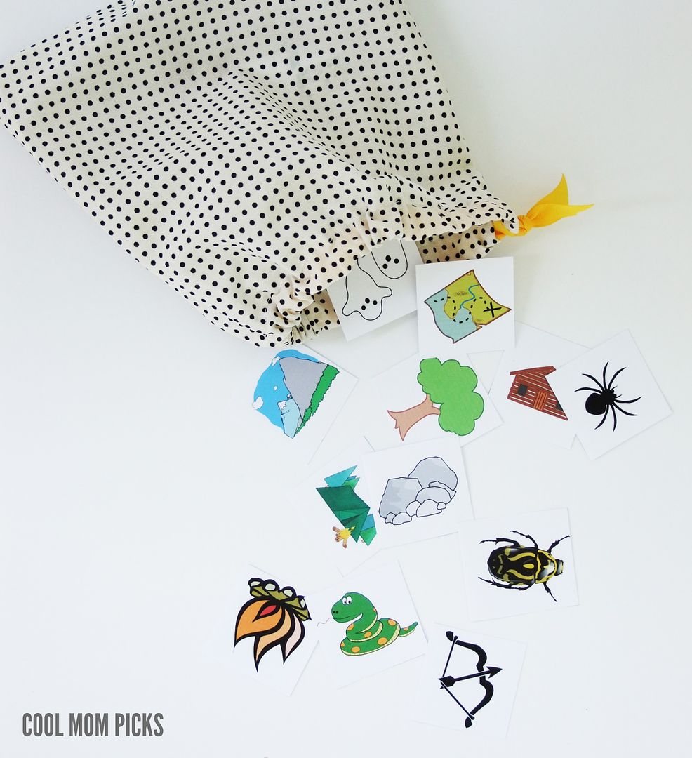 DIY craft for kids: Story Starters Grab Bag at coolmompicks.com