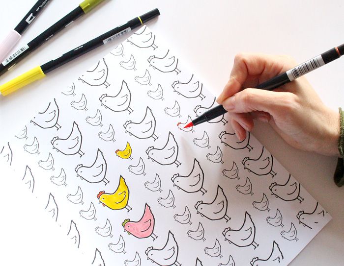 Creative Thursday coloring book pages